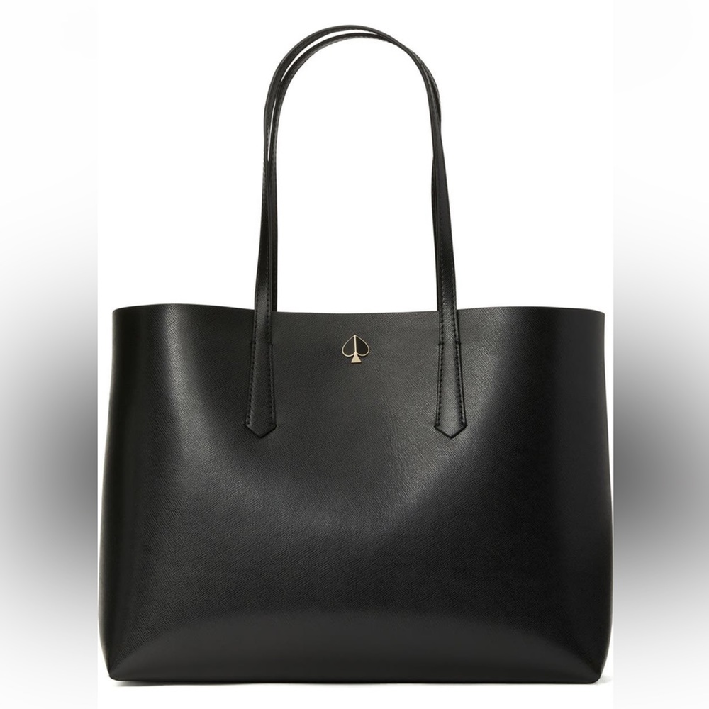 NWT Kate Spade Large Molly Black with Animal Print Tote